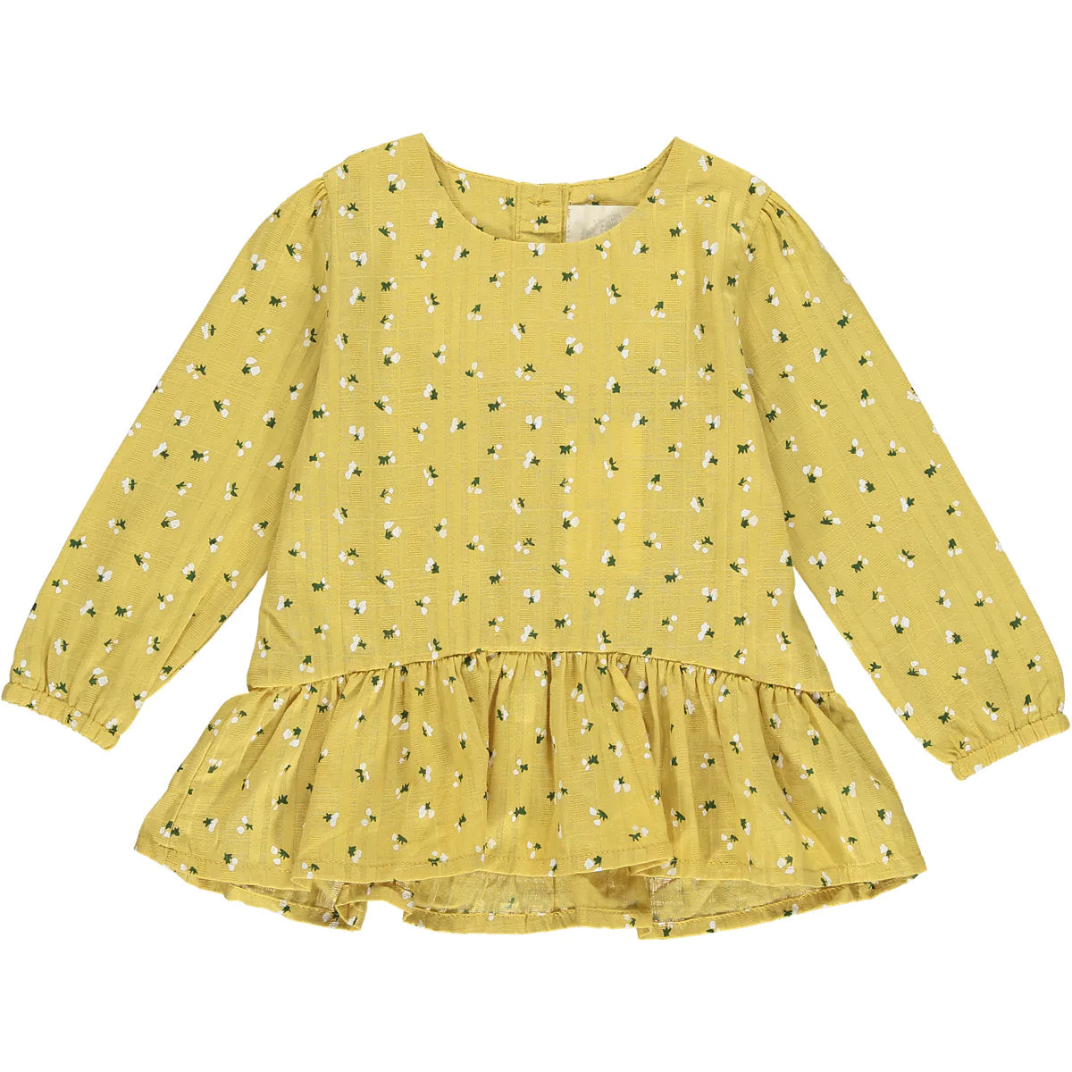 Vignette Gold Floral Valerie Blouse-VIGNETTE-Little Giant Kidz