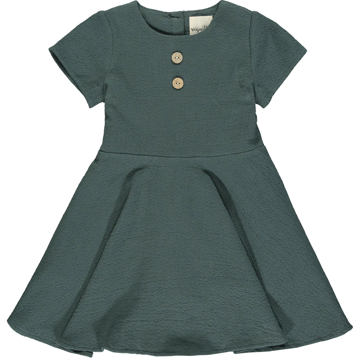 Vignette Green Lillian Dress-VIGNETTE-Little Giant Kidz