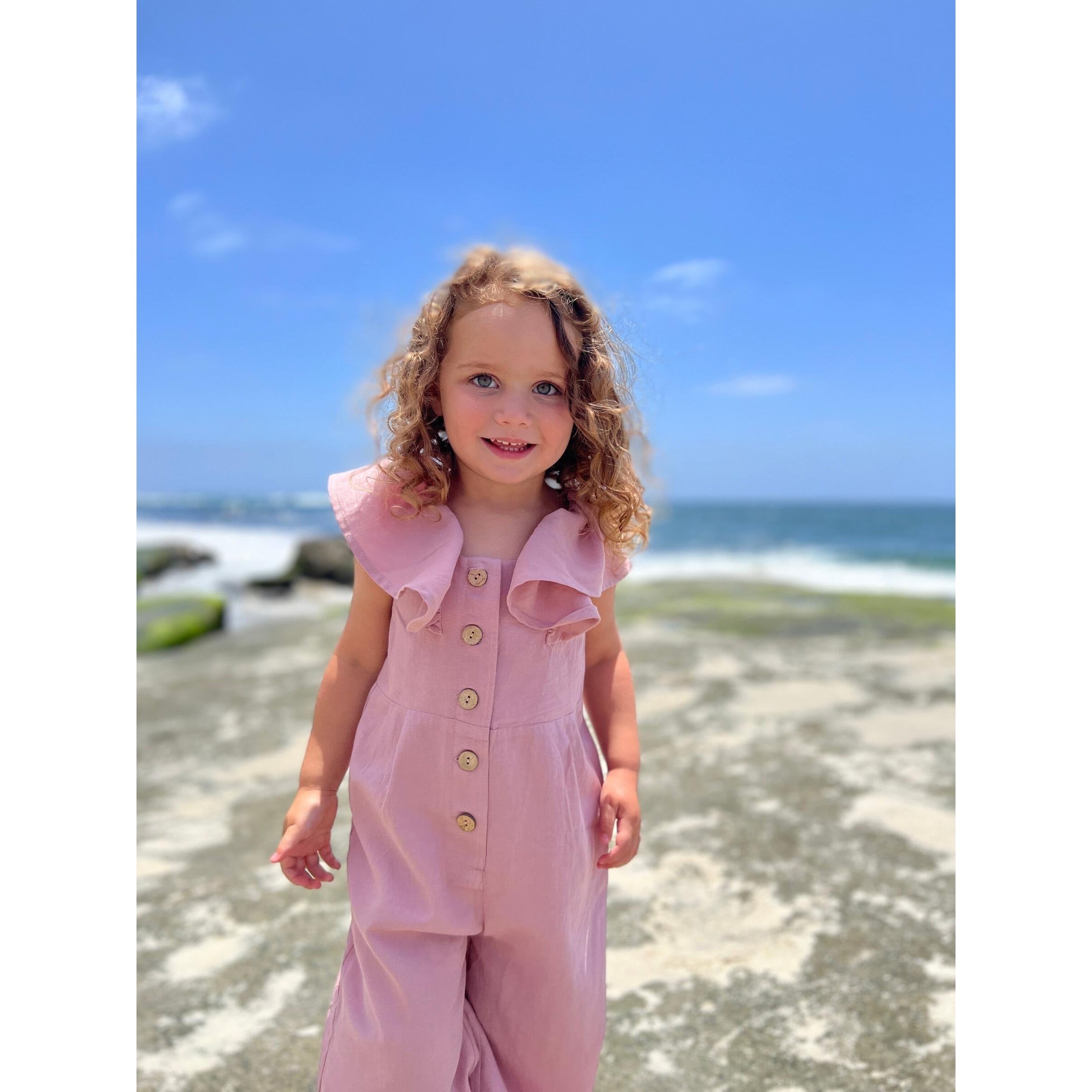 Vignette Mauve Rosie Jumpsuit-VIGNETTE-Little Giant Kidz