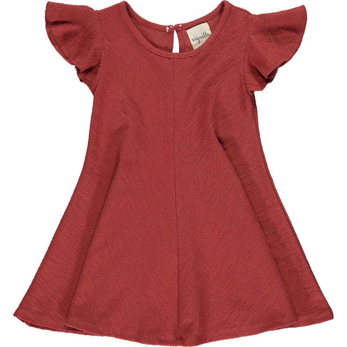 Vignette Rust Adaline Dress-VIGNETTE-Little Giant Kidz