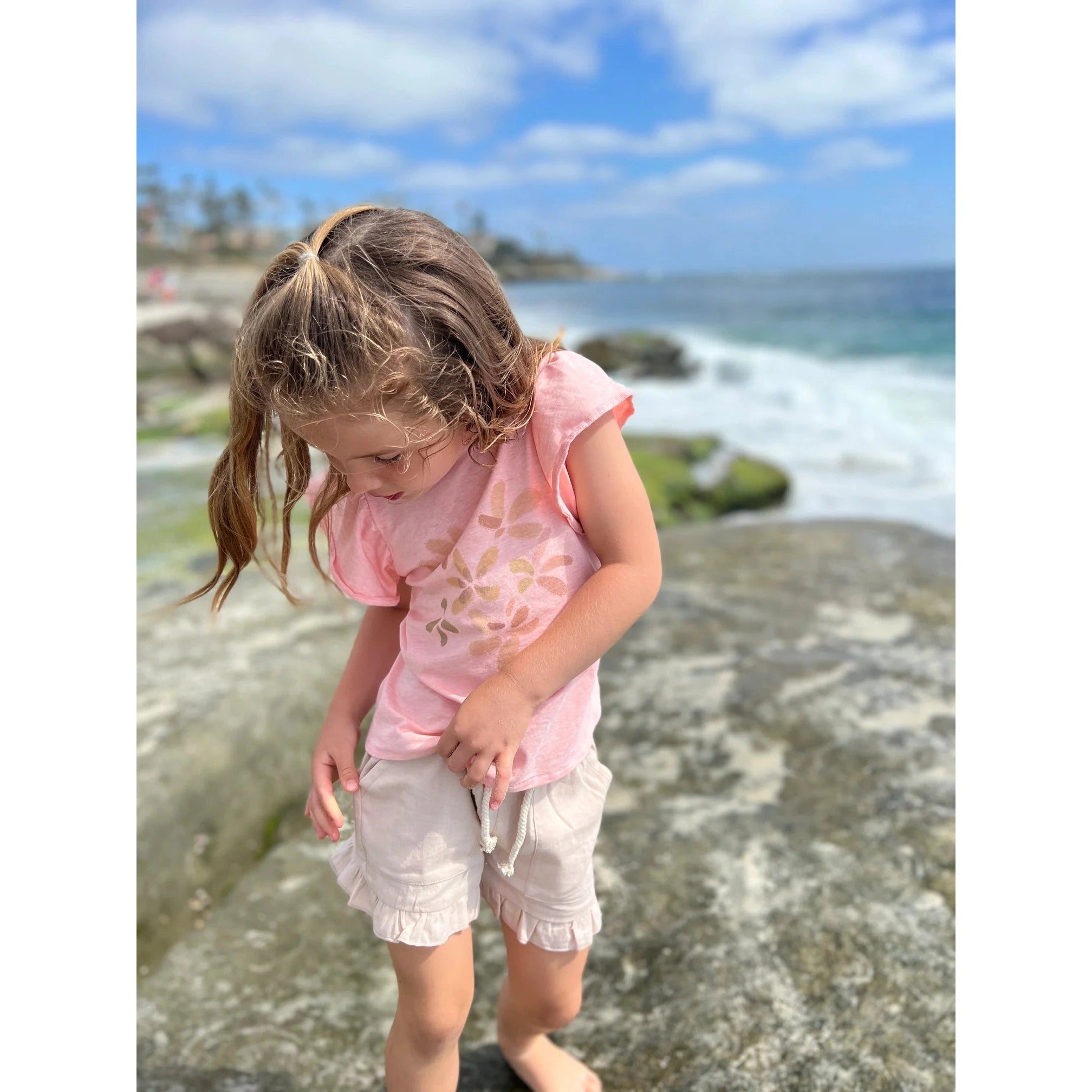 Vignette Stone Brynlee Ruffle Shorts-VIGNETTE-Little Giant Kidz