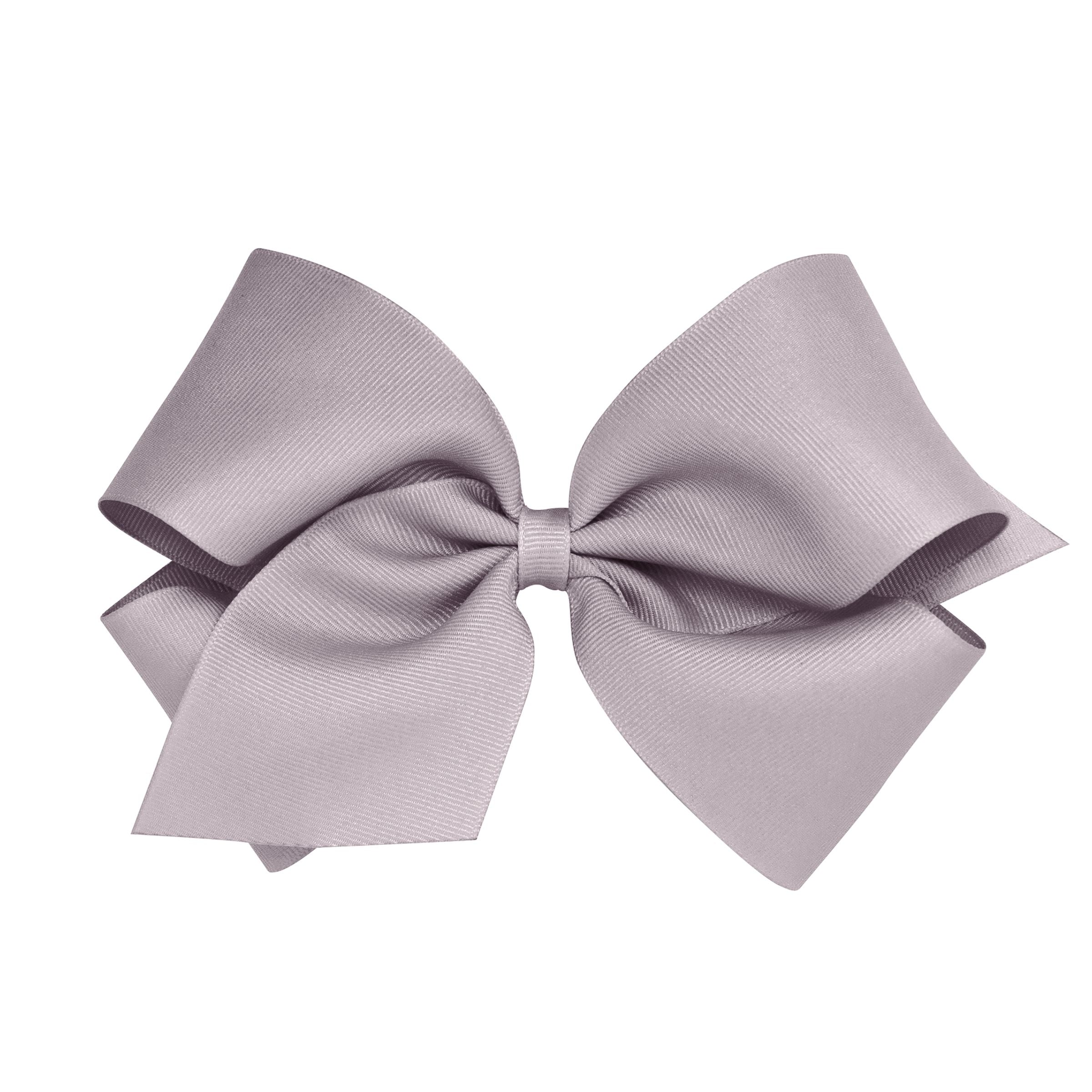 Wee Ones King Solid Grosgrain Bow (Plain Wrap)-WEE ONES-Little Giant Kidz