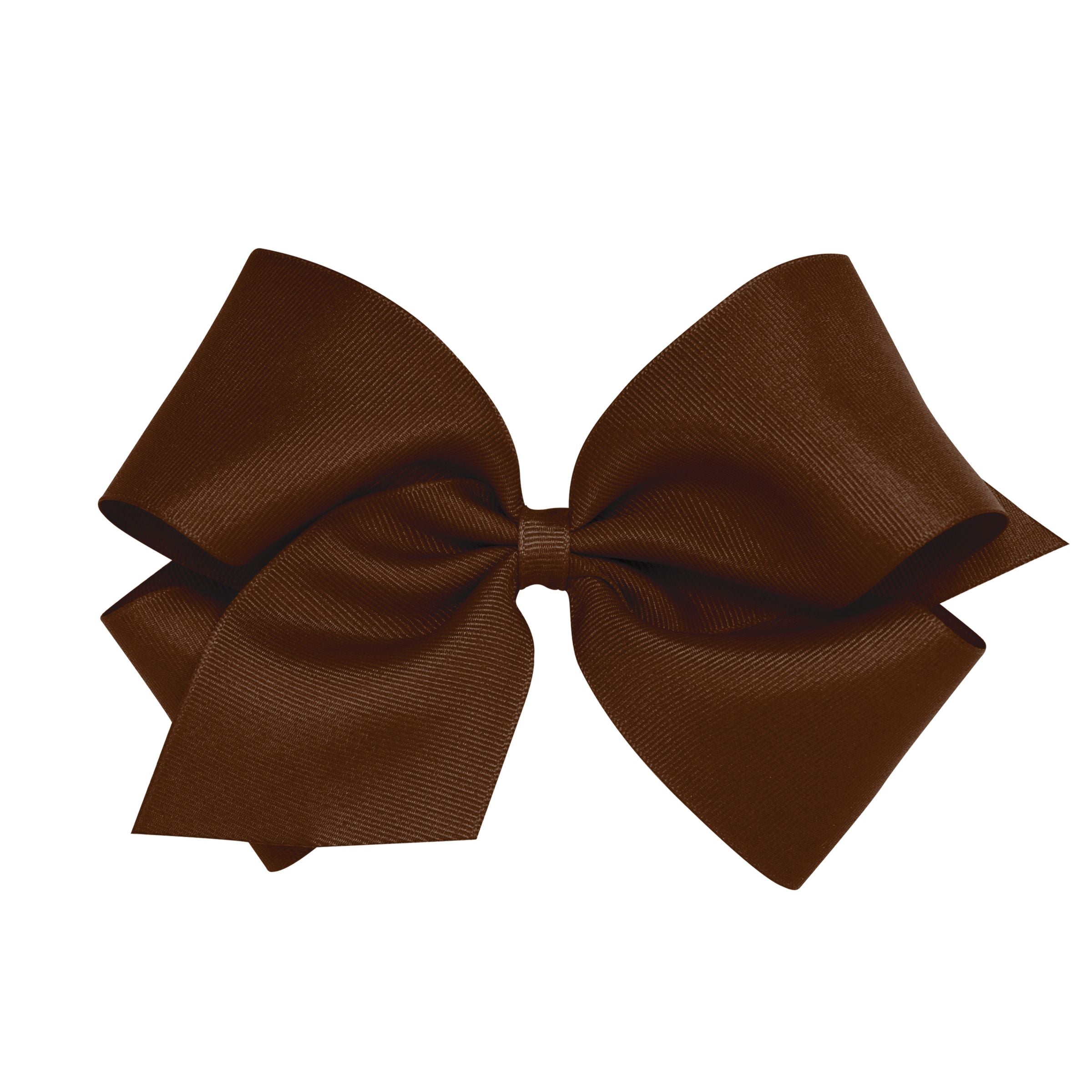 Wee Ones King Solid Grosgrain Bow (Plain Wrap)-WEE ONES-Little Giant Kidz