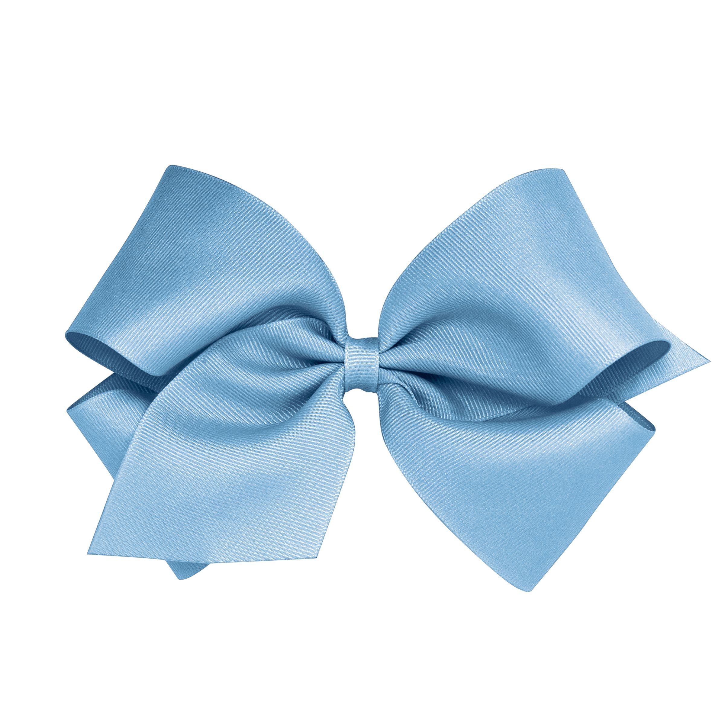 Wee Ones King Solid Grosgrain Bow (Plain Wrap)-WEE ONES-Little Giant Kidz