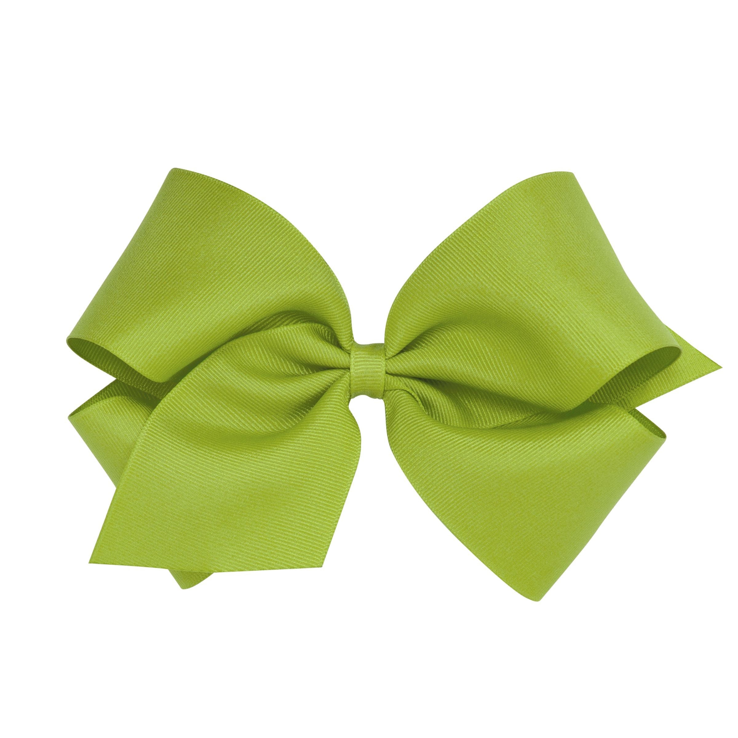 Wee Ones King Solid Grosgrain Bow (Plain Wrap)-WEE ONES-Little Giant Kidz
