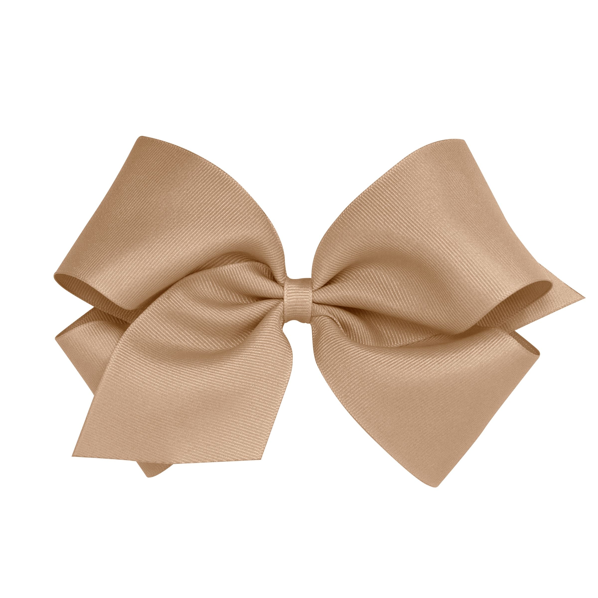 Wee Ones King Solid Grosgrain Bow (Plain Wrap)-WEE ONES-Little Giant Kidz