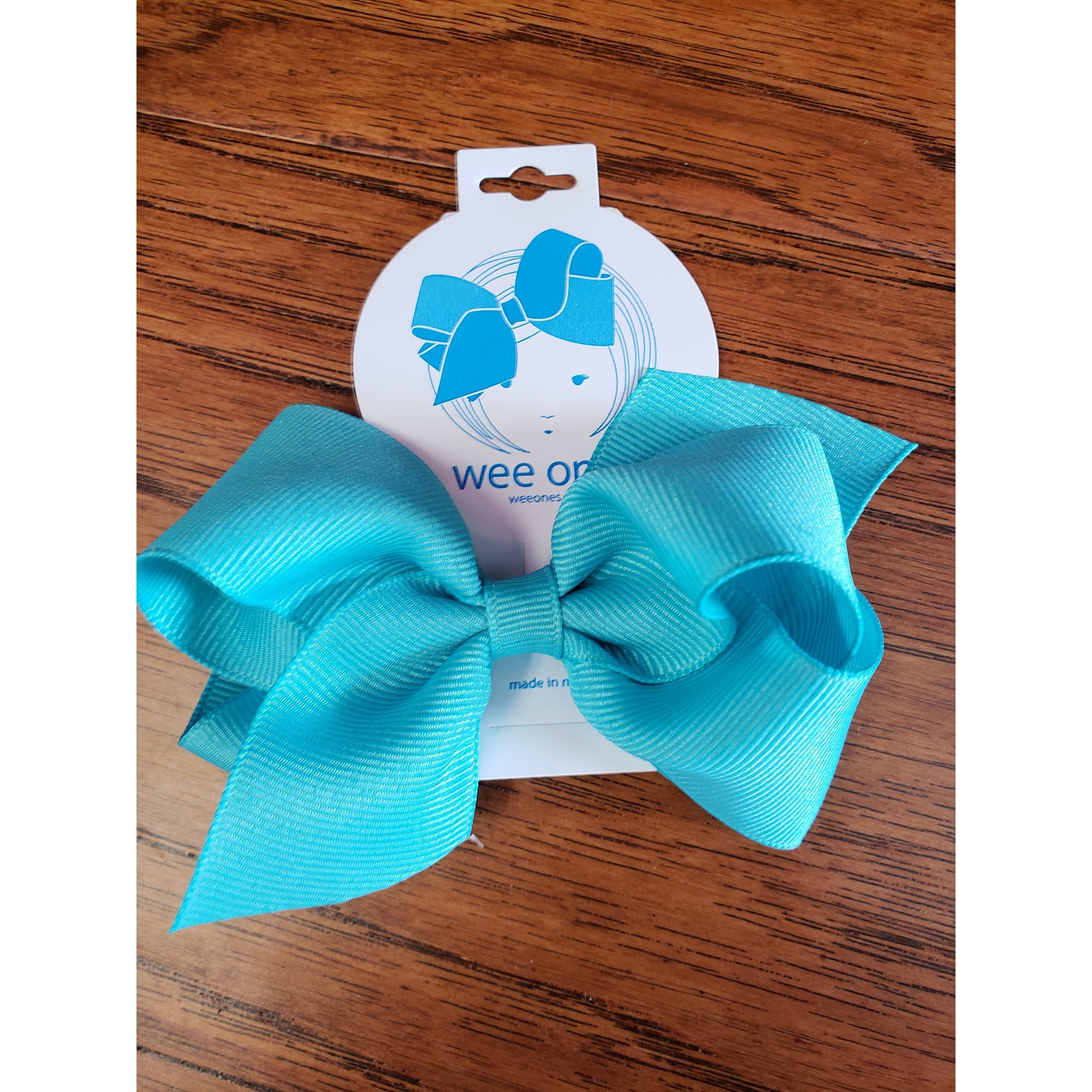 Wee Ones Small Classic Grosgrain Bow Small-WEE ONES-Little Giant Kidz