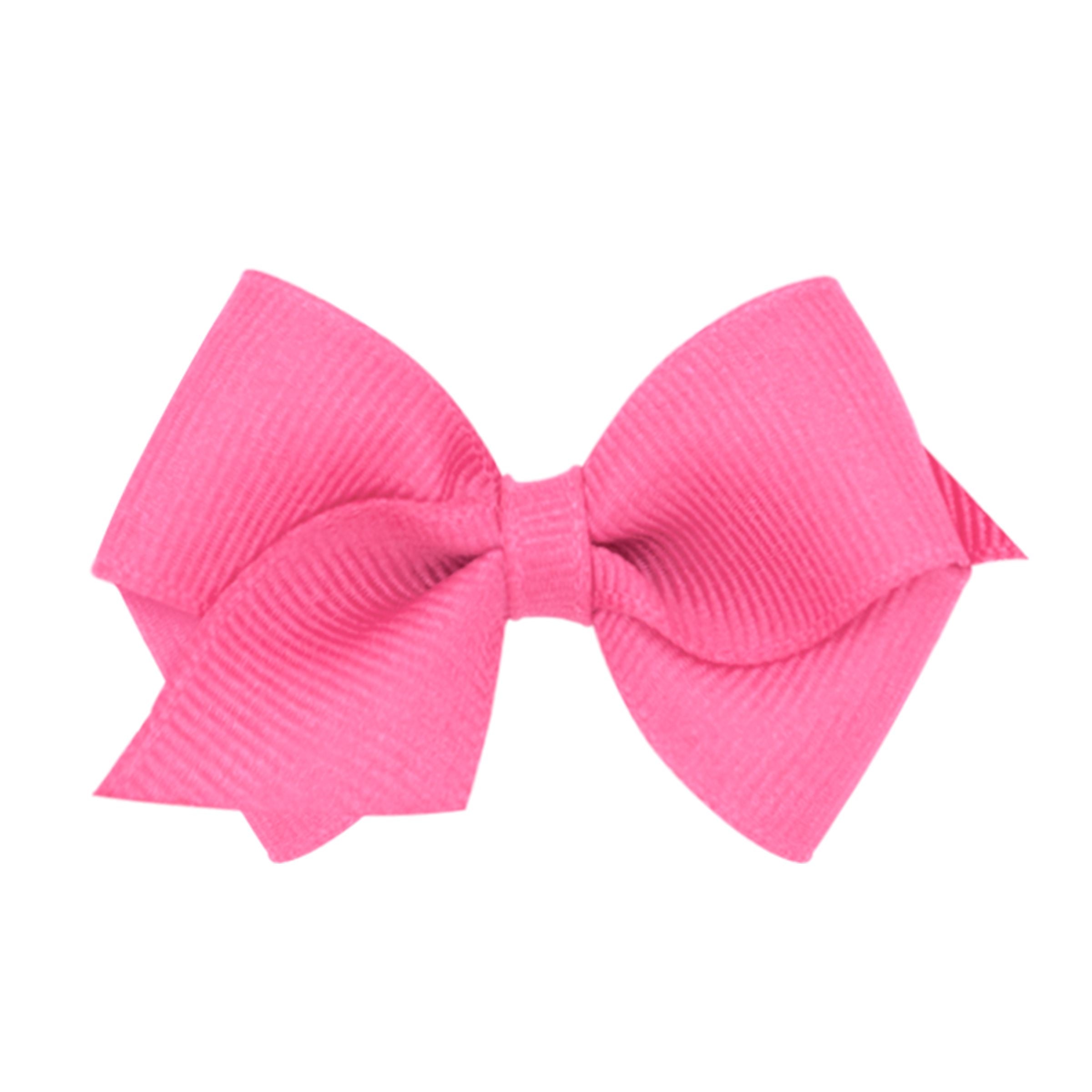 Wee Ones Wee Basic Solid Grosgrain Bow (Plain Wrap)-WEE ONES-Little Giant Kidz