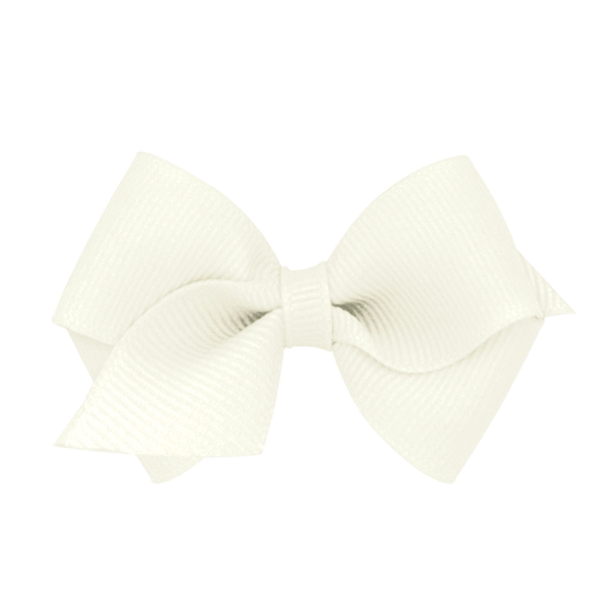 Wee Ones Wee Basic Solid Grosgrain Bow (Plain Wrap)-WEE ONES-Little Giant Kidz