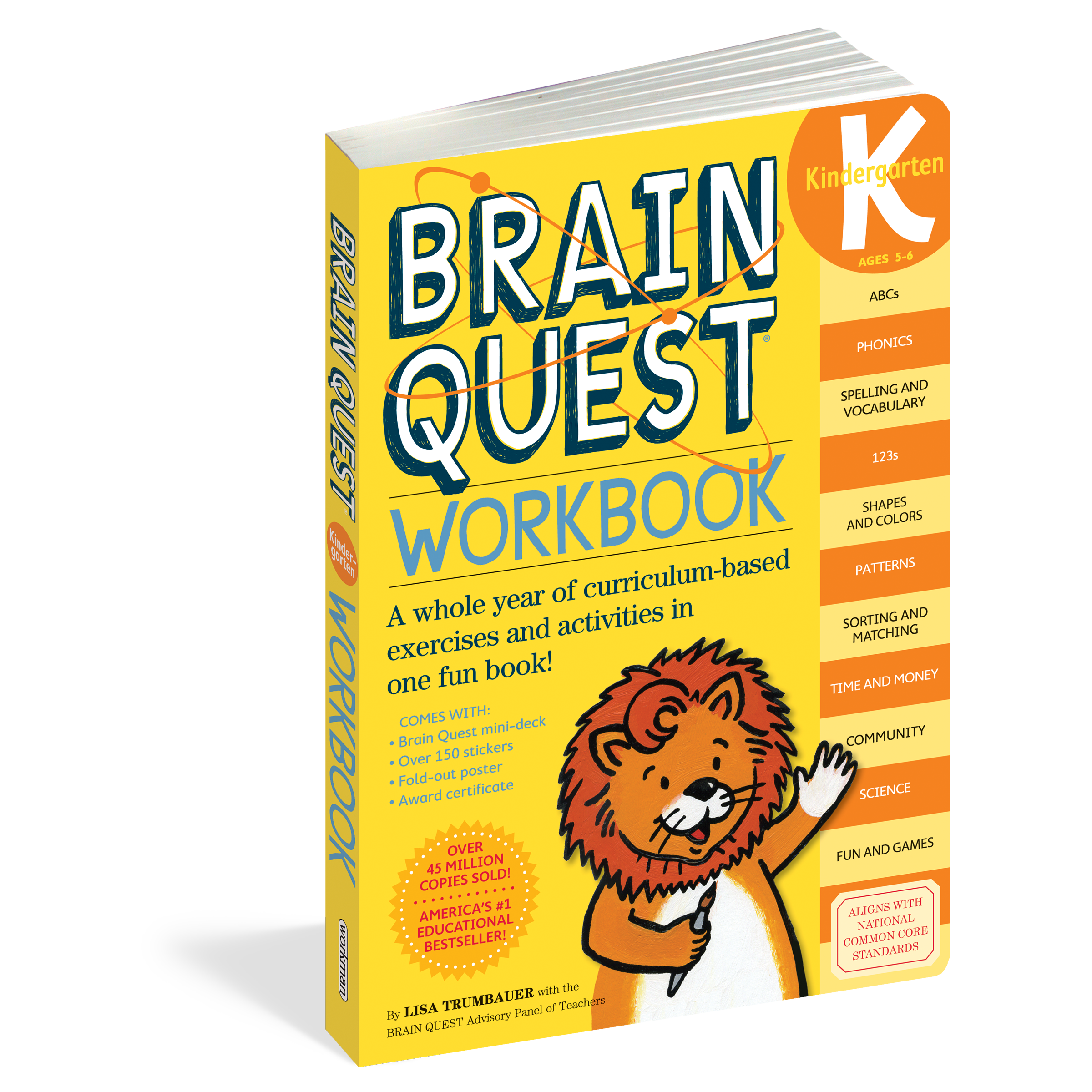 Workman Publishing: Brain Quest Workbook: Kindergarten-Workman Publishing-Little Giant Kidz