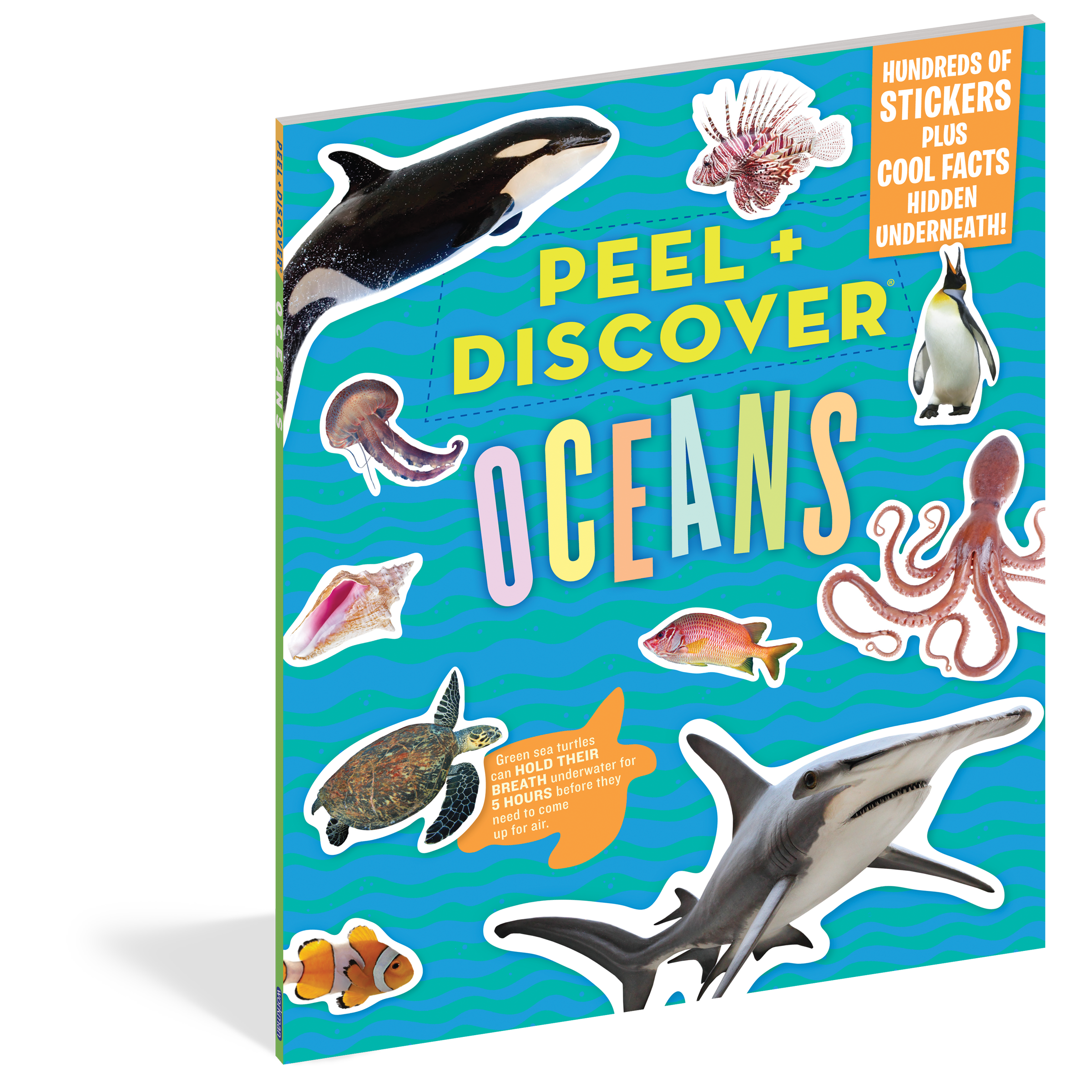 Workman Publishing: Peel + Discover: Oceans-Workman Publishing-Little Giant Kidz