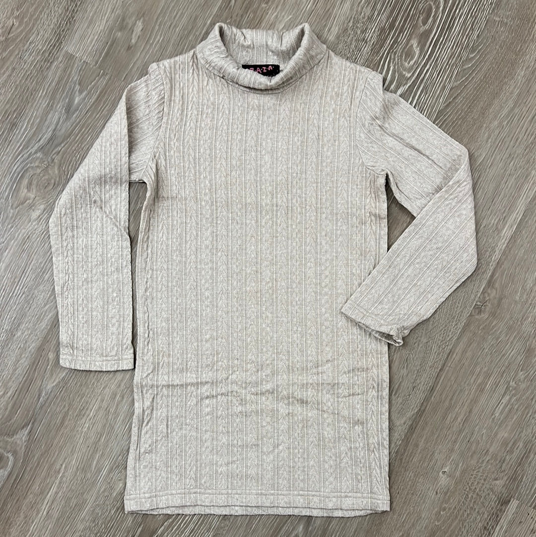 ZaZa Couture Ecru Knitted Tunic-ZAZA COUTURE-Little Giant Kidz