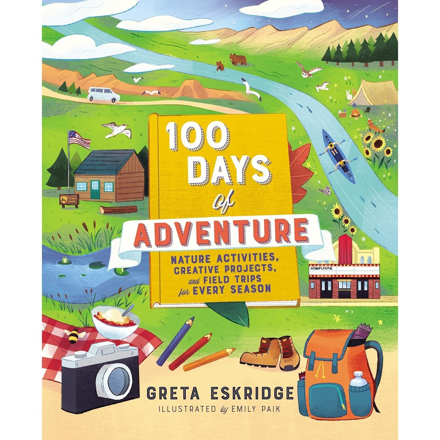 100 Days of Adventure: Nature Activities, Creative Projects, and Field Trips for Every Season-HARPER COLLINS PUBLISHERS-Little Giant Kidz