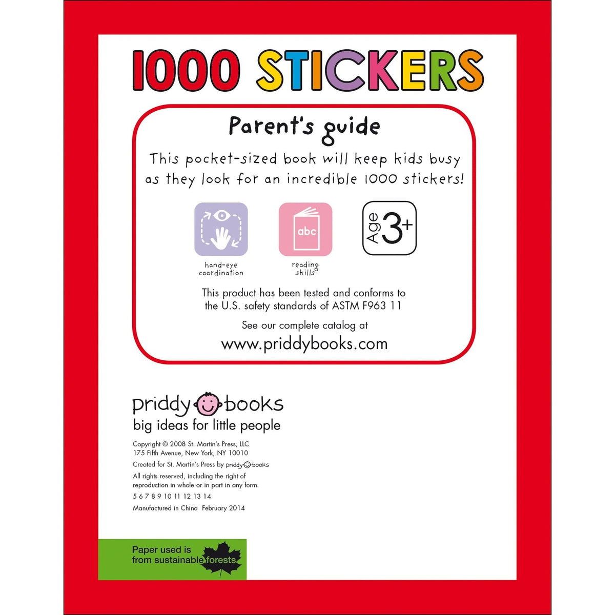 1000 Stickers: Pocket-Sized (Sticker Activity Fun)-MACMILLAN PUBLISHERS-Little Giant Kidz