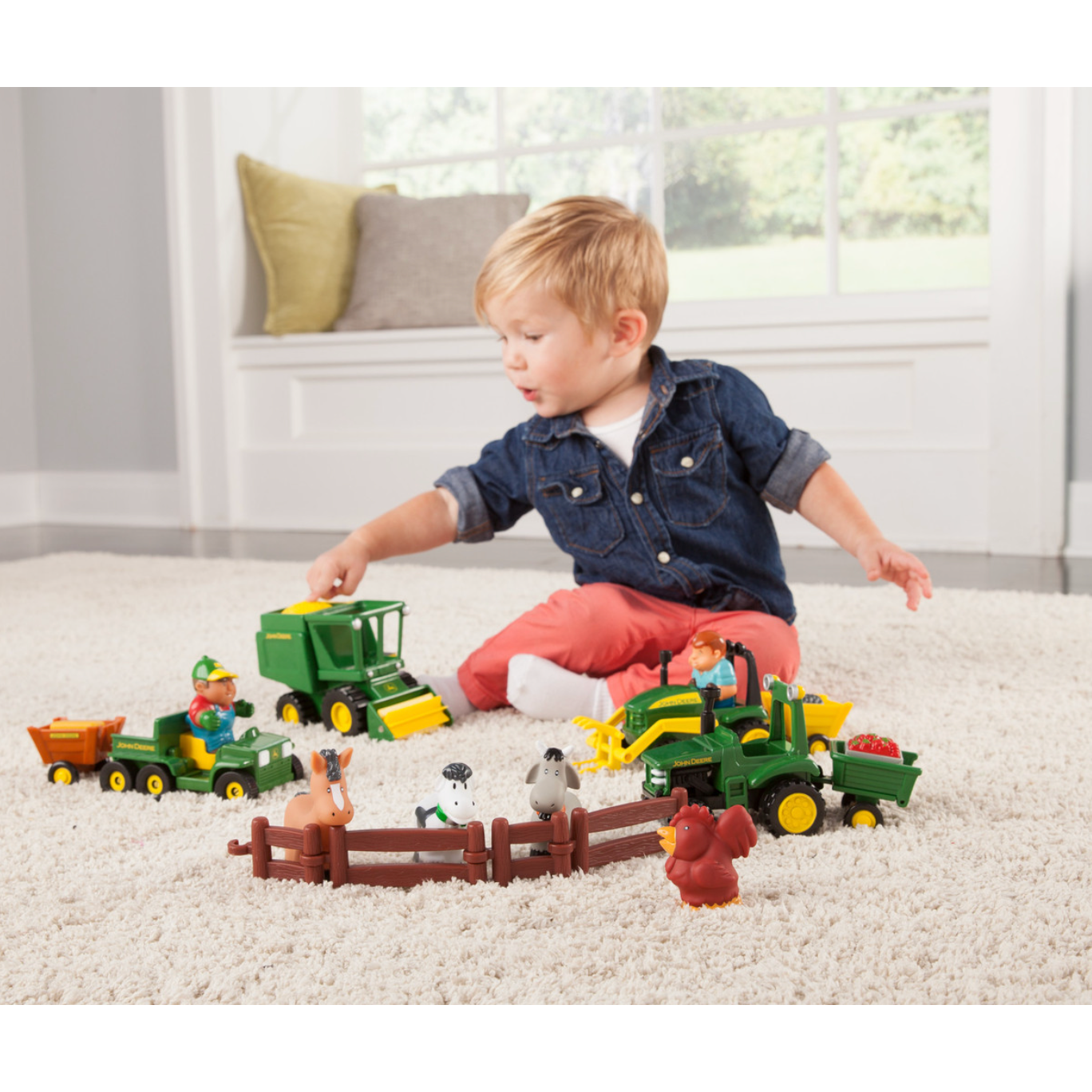 1st Farm Fun Fun on the Farm Set-TOMY-Little Giant Kidz