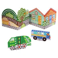 Petit Collage Mosaic Sticker Activity Book- On the Move
