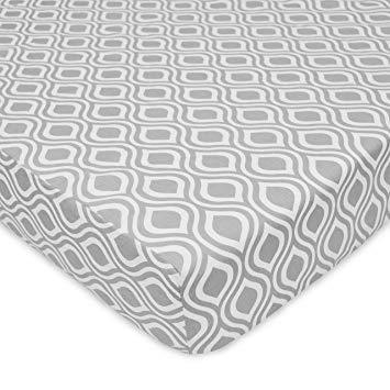 ABC Crib Sheet Cotton Percale - Geometric Shapes-ABC-Little Giant Kidz