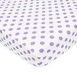 ABC Crib Sheet Cotton Percale - Polka Dots-ABC-Little Giant Kidz