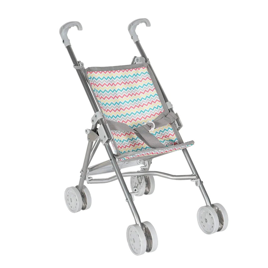 Adora Baby Doll Mini Stroller - Zig Zag Rainbow-ADORA PLAY-Little Giant Kidz