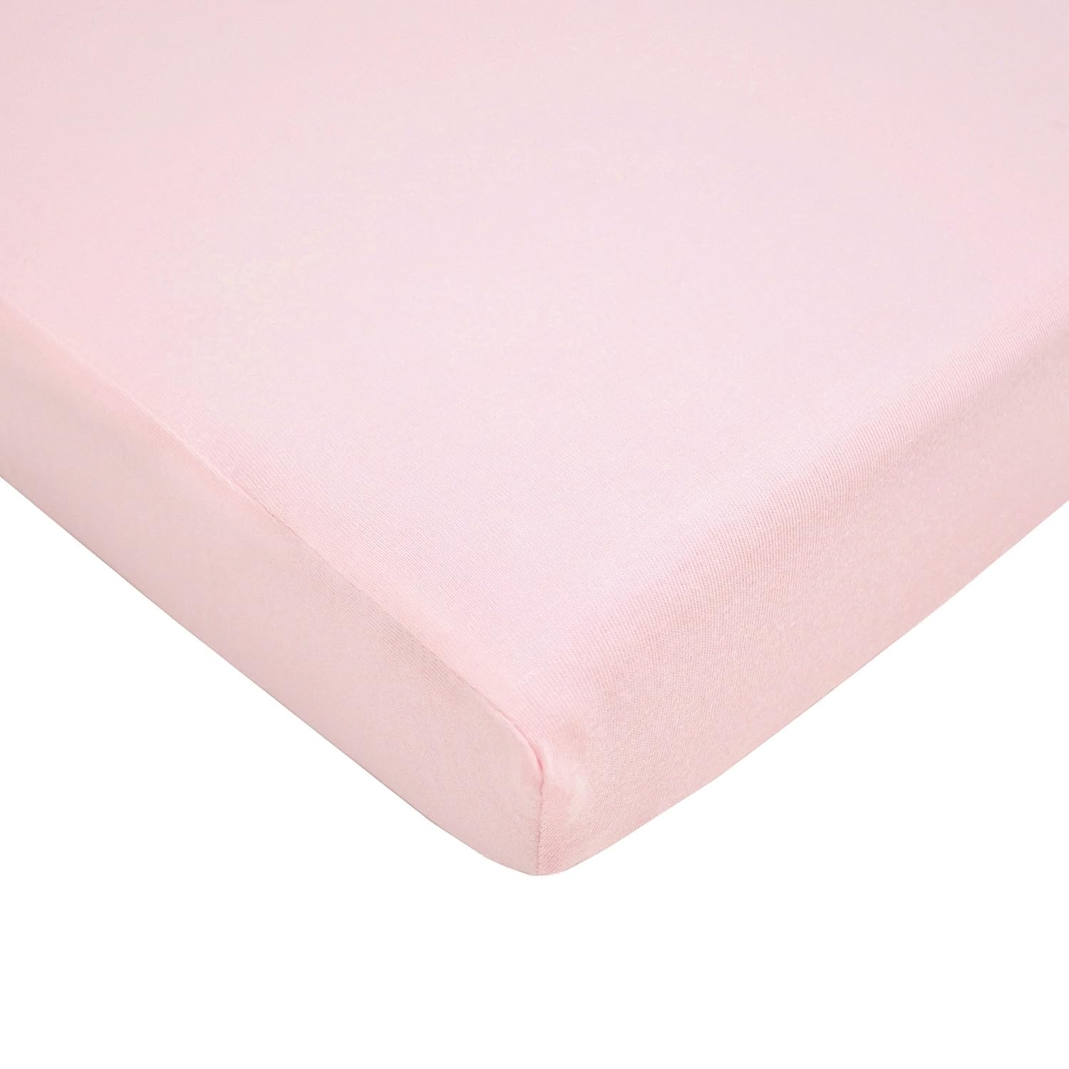 American Baby Co. 100% Organic Cotton Fitted Crib Sheet - Pink-ABC-Little Giant Kidz