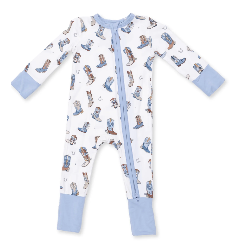 Angel Dear Buckaroo Boots - Convertible Romper-Angel Dear-Little Giant Kidz