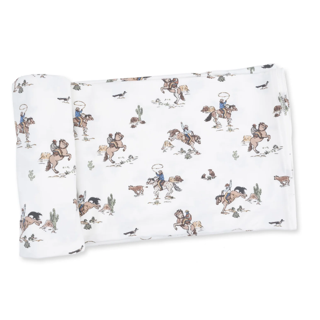 Angel Dear Horse Wrangler - Swaddle Blanket-Angel Dear-Little Giant Kidz