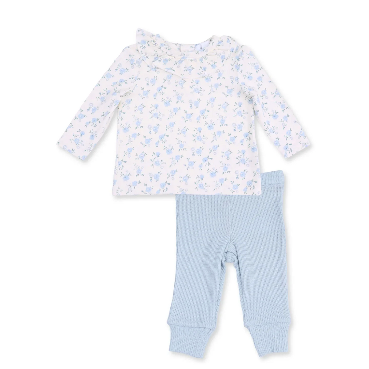 Angel Dear Rose Briar - Long Sleeve Ruffle Top and Pant-Angel Dear-Little Giant Kidz