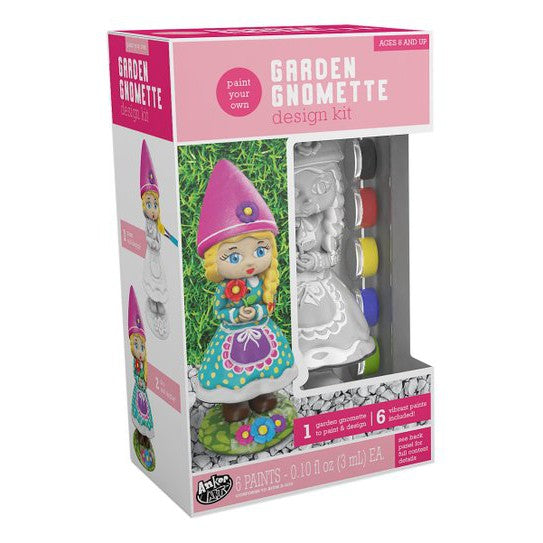 Anker Play Paint Your Own Garden Gnomette Design Kit-Anker Play Products-Little Giant Kidz
