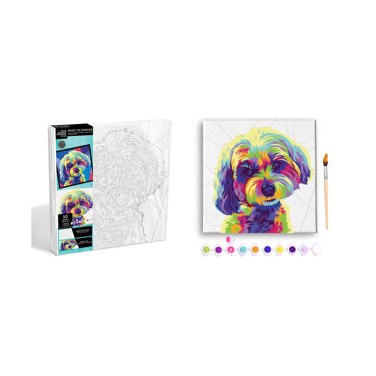 Anker Play Studio Sensations Paint-In Canvas - Dog-Anker Play Products-Little Giant Kidz