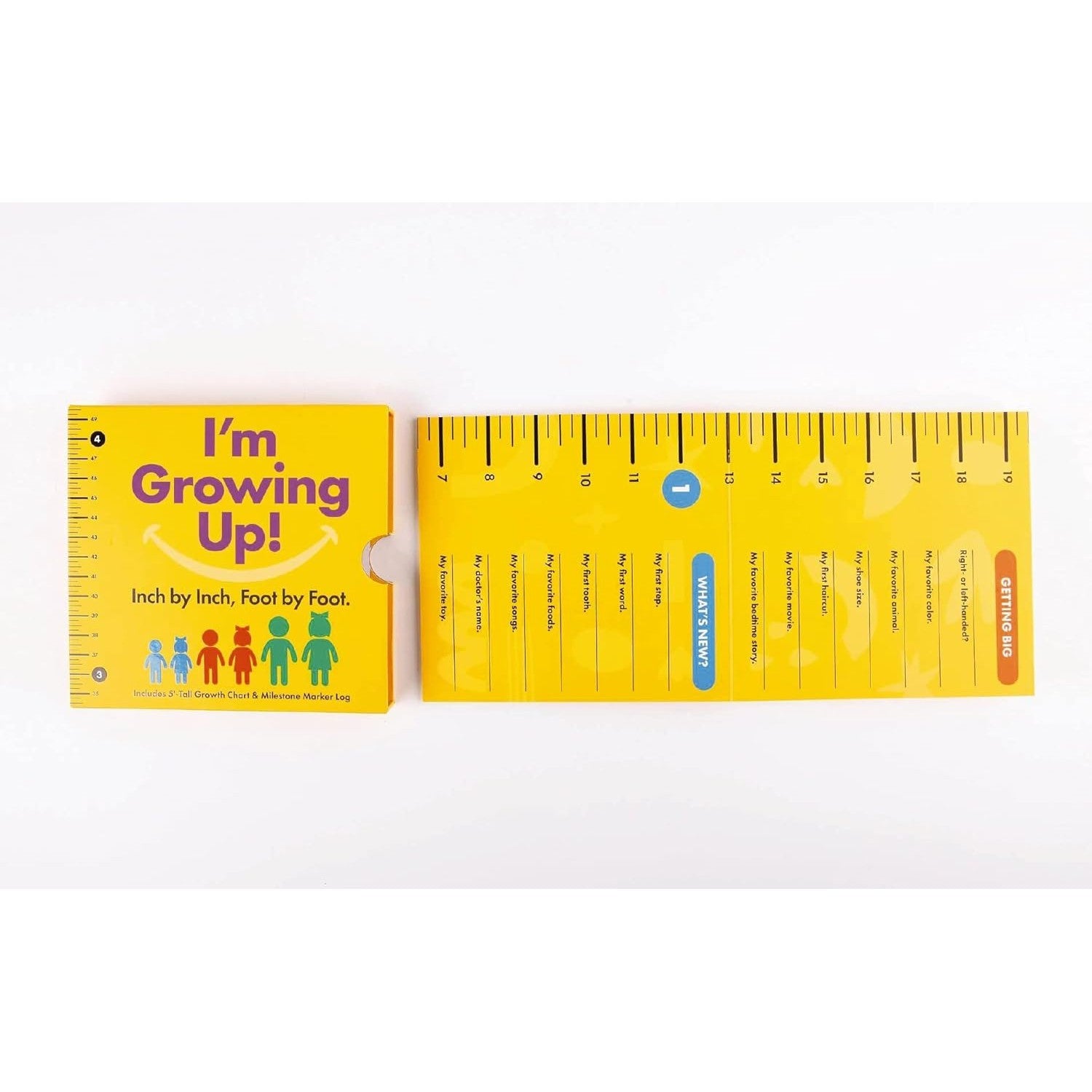Applesauce Press: I'm Growing Up: Foot by Foot, Inch by Inch-HARPER COLLINS PUBLISHERS-Little Giant Kidz