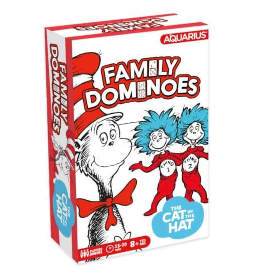 Aquarius, Gamago, Rocks Saws Cat in The Hat Family Dominoes Game-Aquarius, Gamago, Rocks Saws-Little Giant Kidz