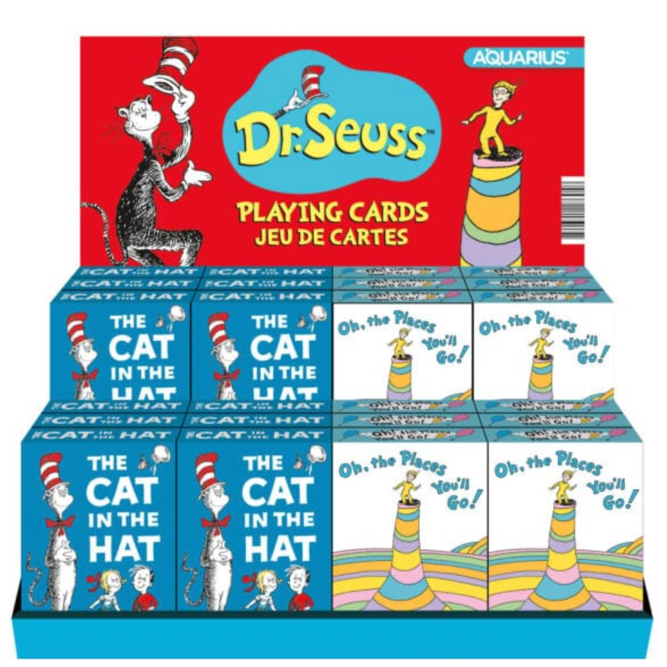 Aquarius Playing Cards- Dr. Seuss (Assorted)-Aquarius, Gamago, Rocks Saws-Little Giant Kidz