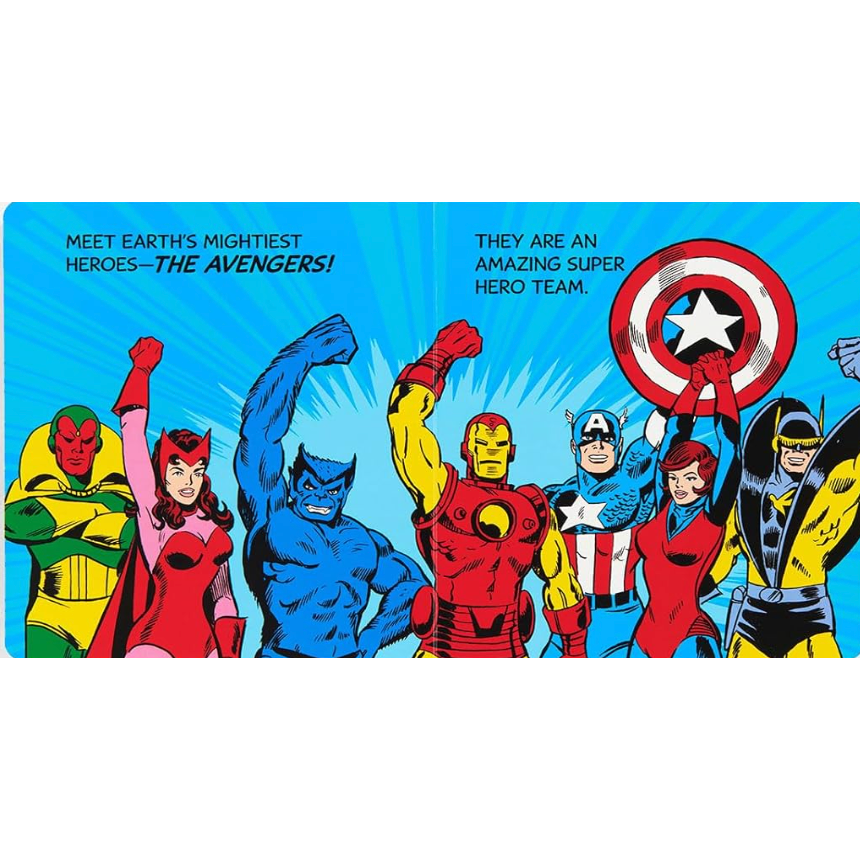 Avengers: My Mighty Marvel First Book ( Board Book)-ABRAMS BOOKS-Little Giant Kidz
