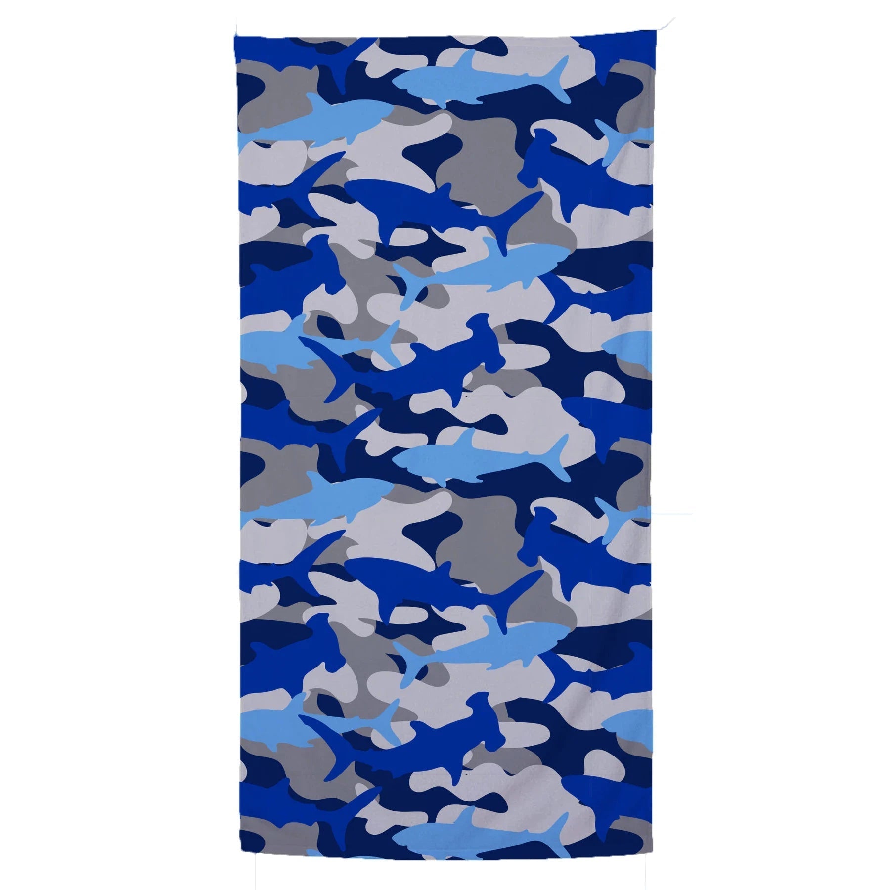 Azarhia Microfiber Towel - Blue Shark Camo-AZARHIA-Little Giant Kidz