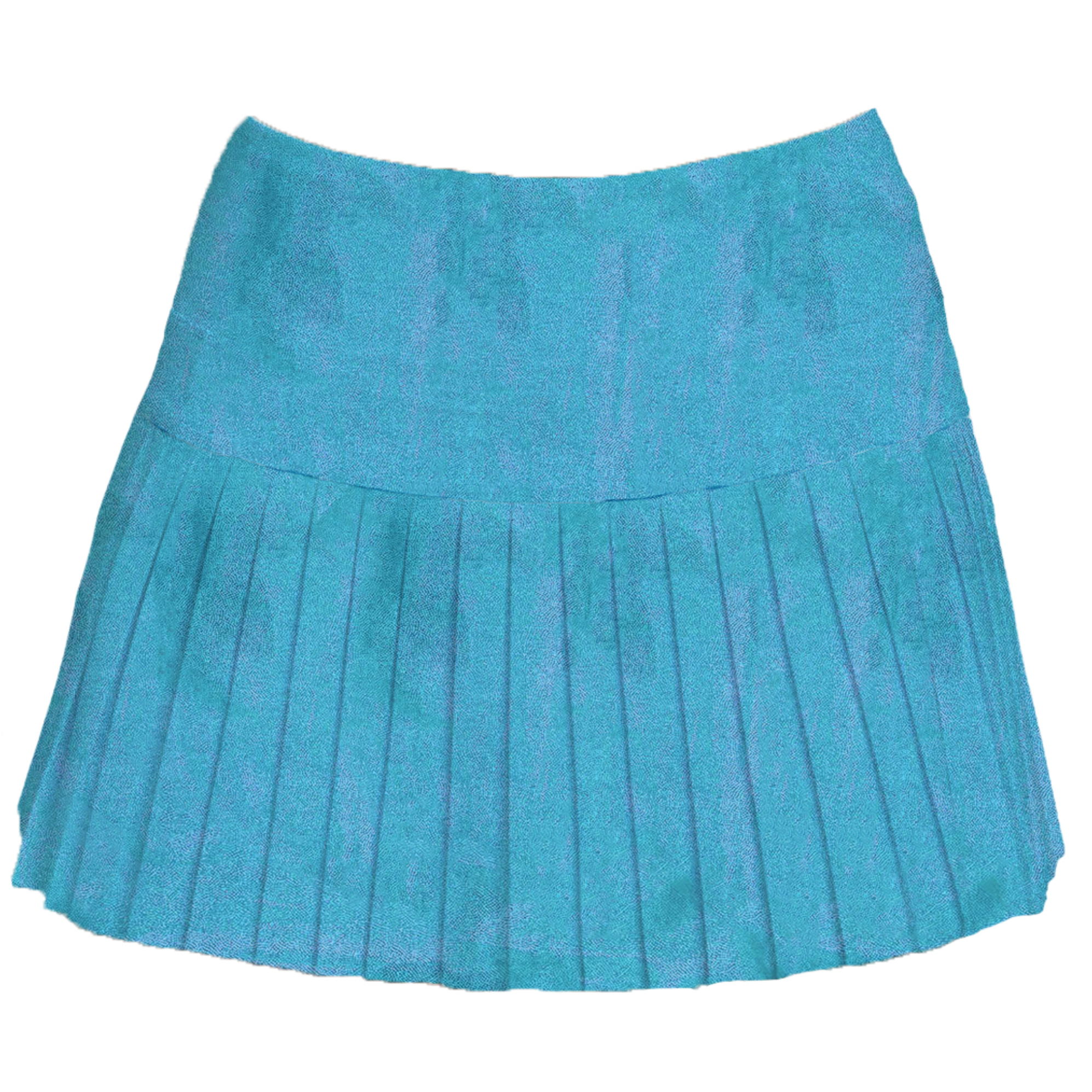 Azarhia Mini Pleated Skort- Turquoise Shimmer-AZARHIA-Little Giant Kidz