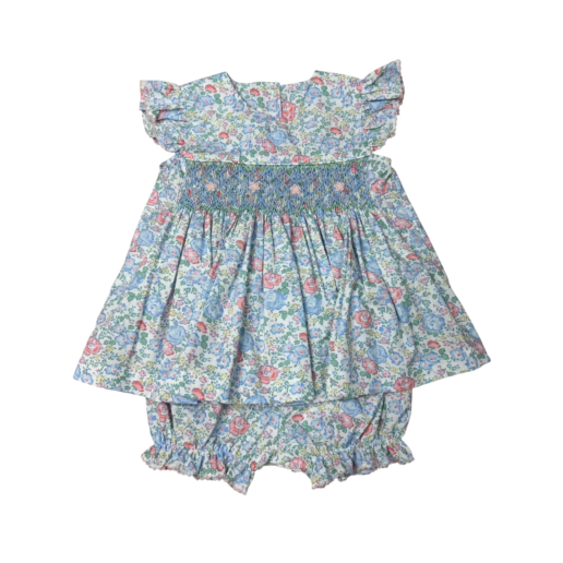 BANANA SPLIT Garden Delight Smocked Bloomer Set-BANANA SPLIT-Little Giant Kidz