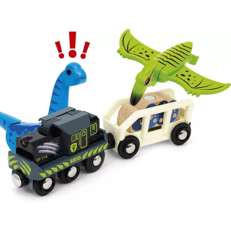 BRIO Dinosaur Battery Train-BRIO-Little Giant Kidz