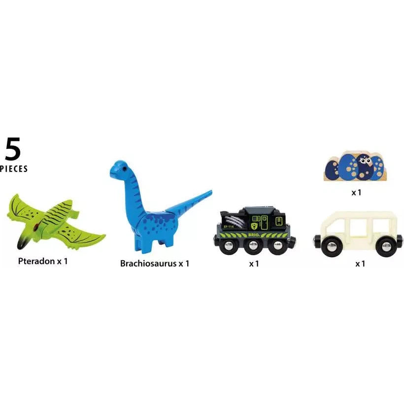 BRIO Dinosaur Battery Train-BRIO-Little Giant Kidz
