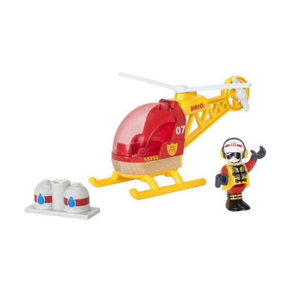 BRIO Firefighter Helicopter-BRIO-Little Giant Kidz