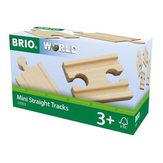 BRIO Mini Straight Tracks for Railway-BRIO-Little Giant Kidz