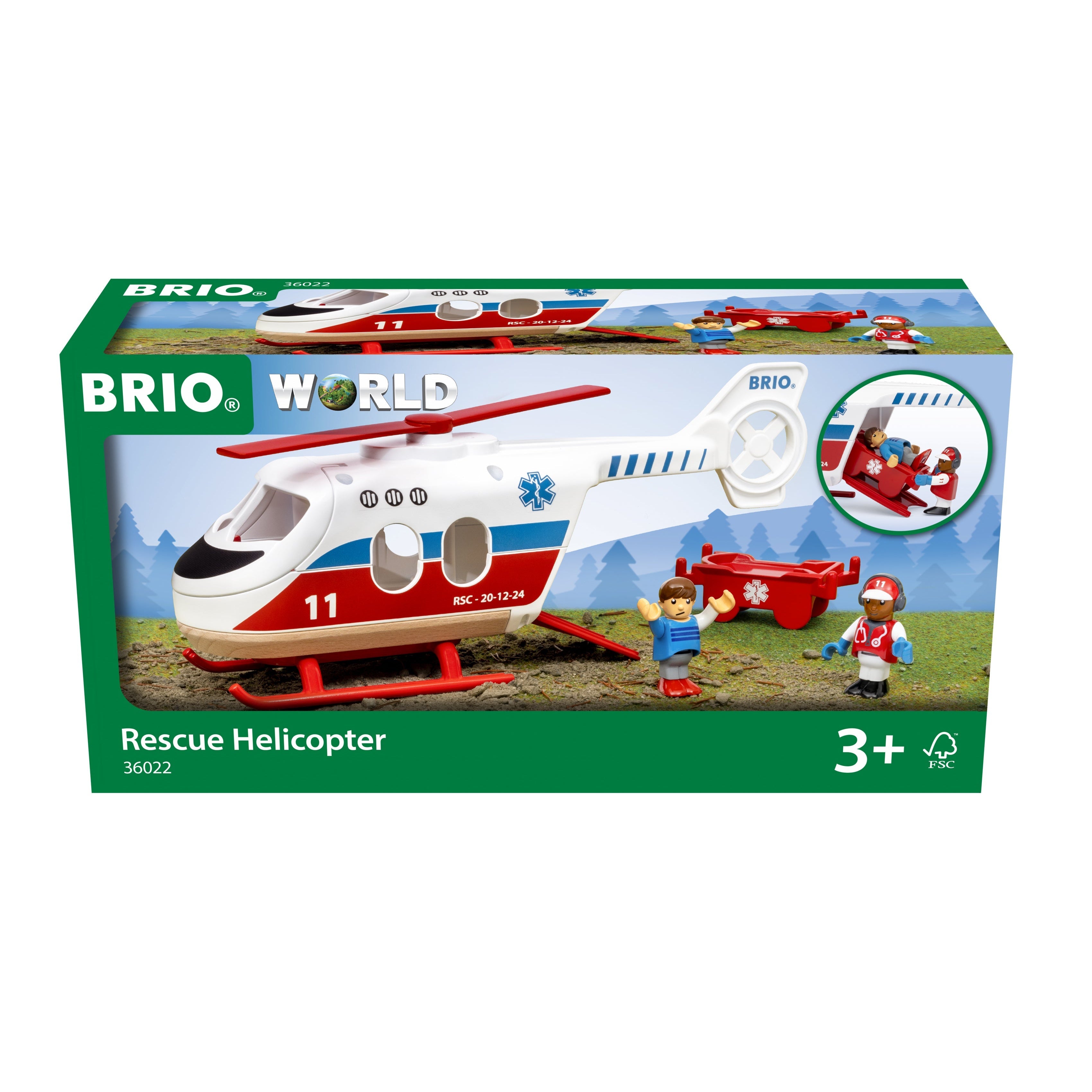 BRIO Rescue Helicopter-BRIO-Little Giant Kidz