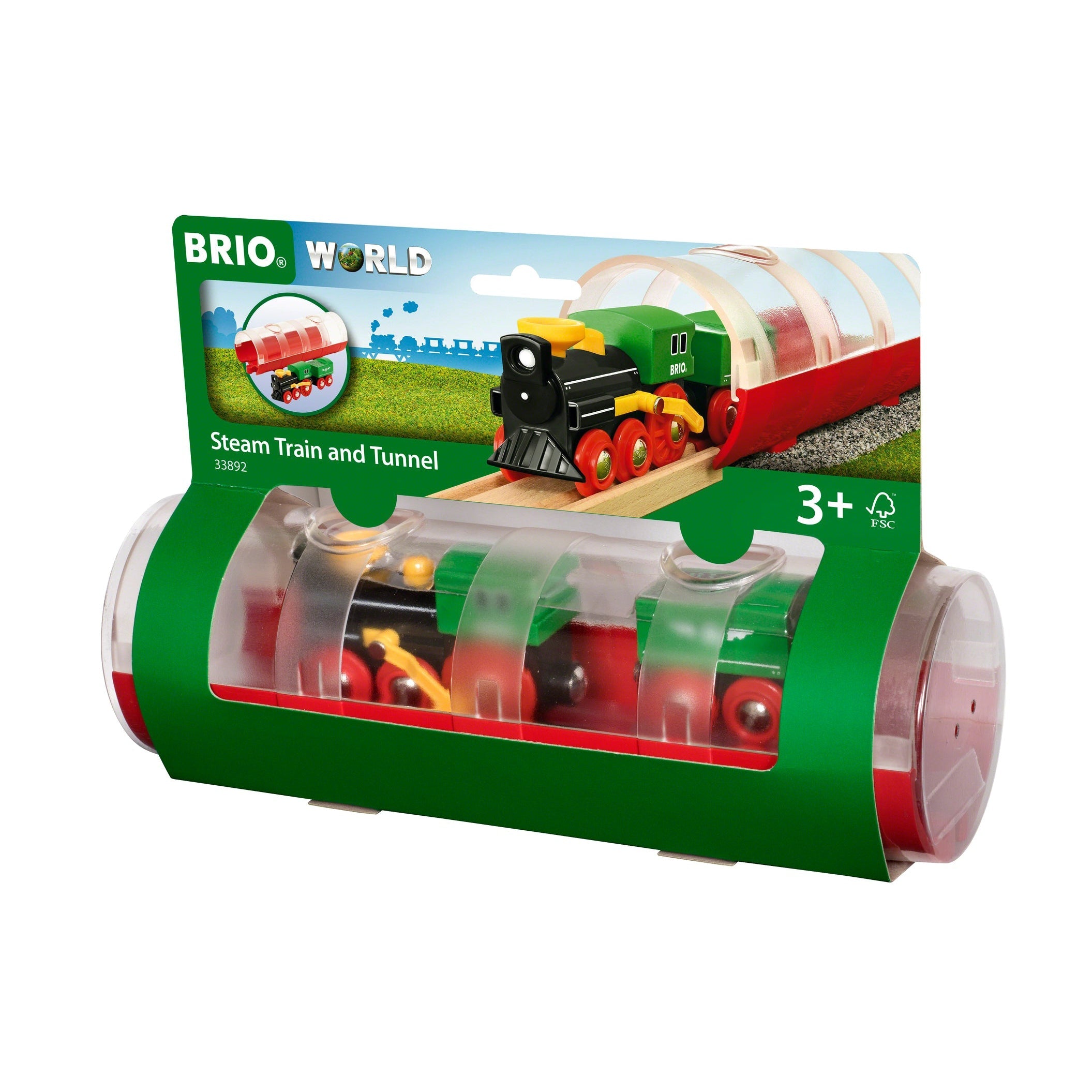 BRIO Steam Train & Tunnel-BRIO-Little Giant Kidz