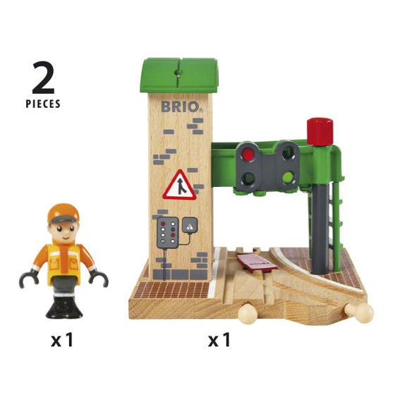 BRIO World Signal Station & Figure-BRIO-Little Giant Kidz