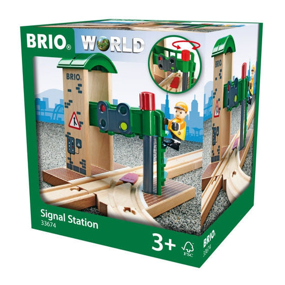 BRIO World Signal Station & Figure-BRIO-Little Giant Kidz