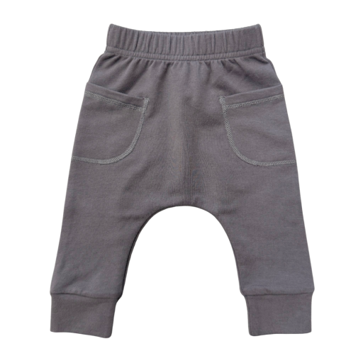 Baby Sprouts Baby Pocket Pants Tornado Gray-Baby Sprouts-Little Giant Kidz