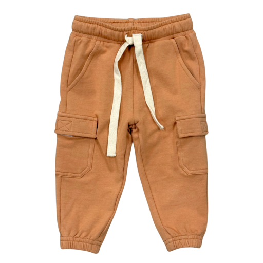 Baby Sprouts Boy'S Cargo Pants Chai-Baby Sprouts-Little Giant Kidz