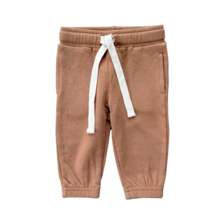 Baby Sprouts Boys Joggers- Caramel-Baby Sprouts-Little Giant Kidz