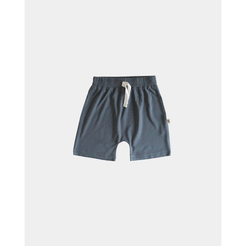 Baby Sprouts Dusty Blue Boys Harem Shorts-Baby Sprouts-Little Giant Kidz