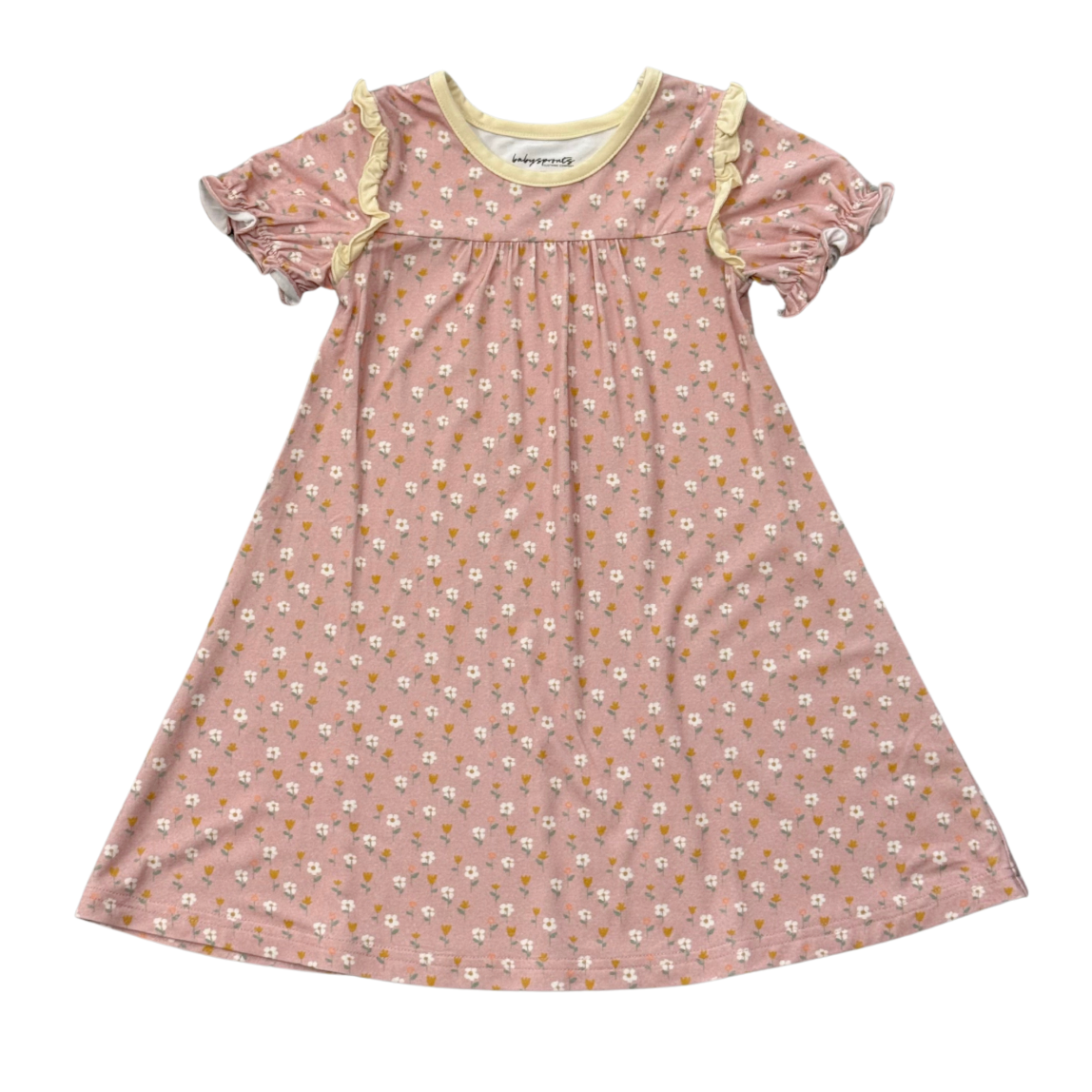 Baby Sprouts Girl's Night Gown- Mini Daisy-Baby Sprouts-Little Giant Kidz