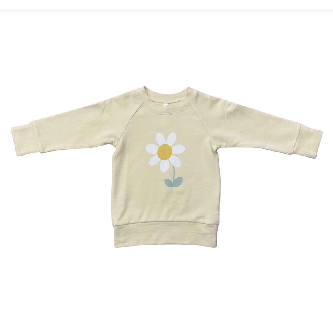Baby Sprouts Girl's Raglan Sweatshirt- Golden Daisy-Baby Sprouts-Little Giant Kidz